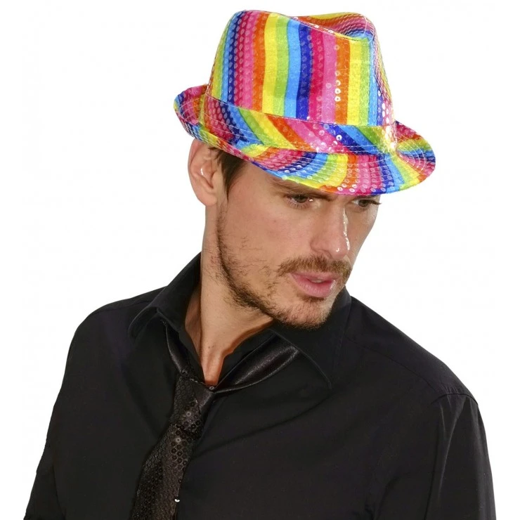 Borsalino Arc En Ciel Pailleté 2 Borsalino Arc En Ciel Pailleté – Image 2