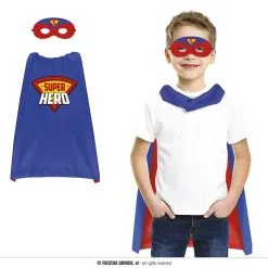 Set Super Héros Bleu