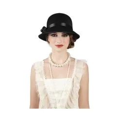Cloche Charleston Lady Noir