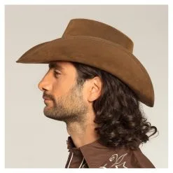 Chapeau De Cowboy Wyoming Brun -Accessoires vestimentaires chapeau de cowboy wyoming brun 3