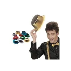 Chapeau Plastique Métallisé
