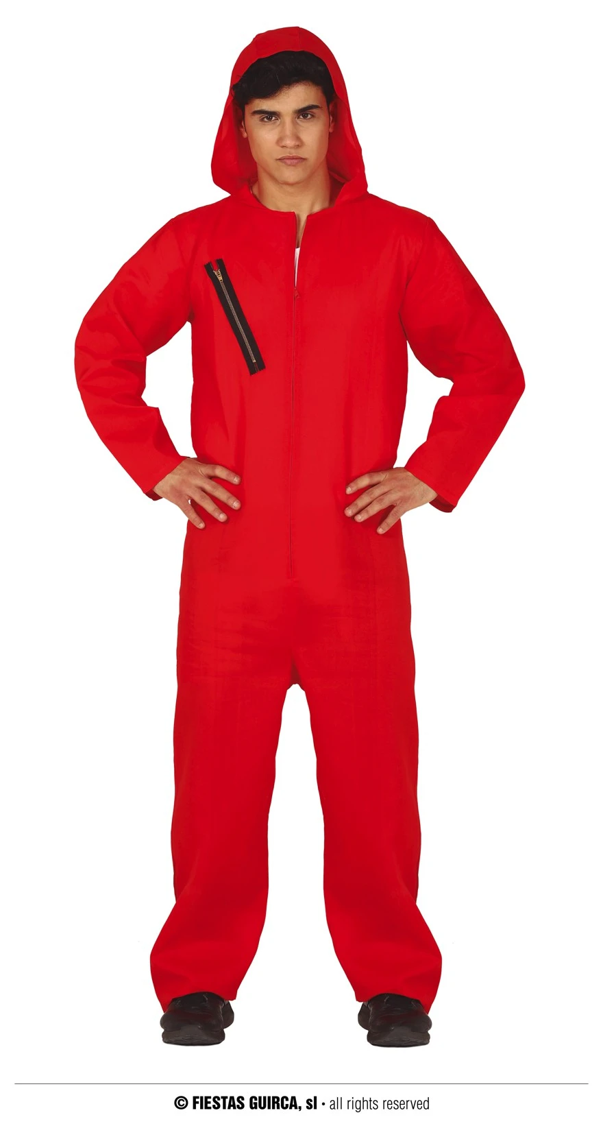 Déguisement Braqueur Rouge 1 Déguisement Braqueur Rouge