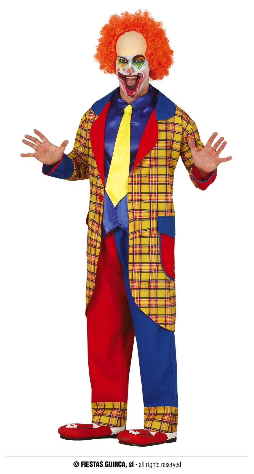 Déguisement Clown à Carreaux 1 Déguisement Clown à Carreaux