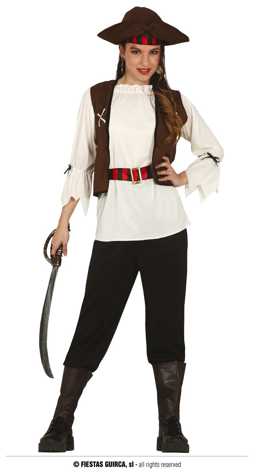 Déguisement Fille Pirate Des Mers 1 Déguisement Fille Pirate Des Mers