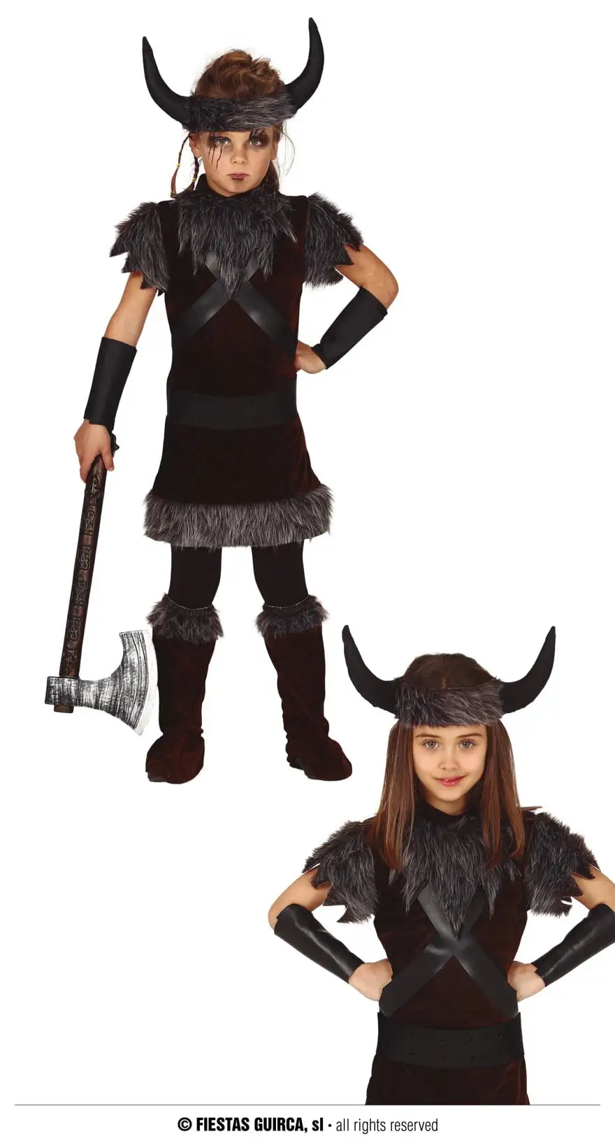 Déguisement Fille Viking 1 Déguisement Fille Viking