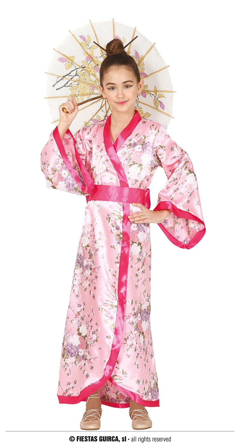 Déguisement Kimono Rose 1 Déguisement Kimono Rose