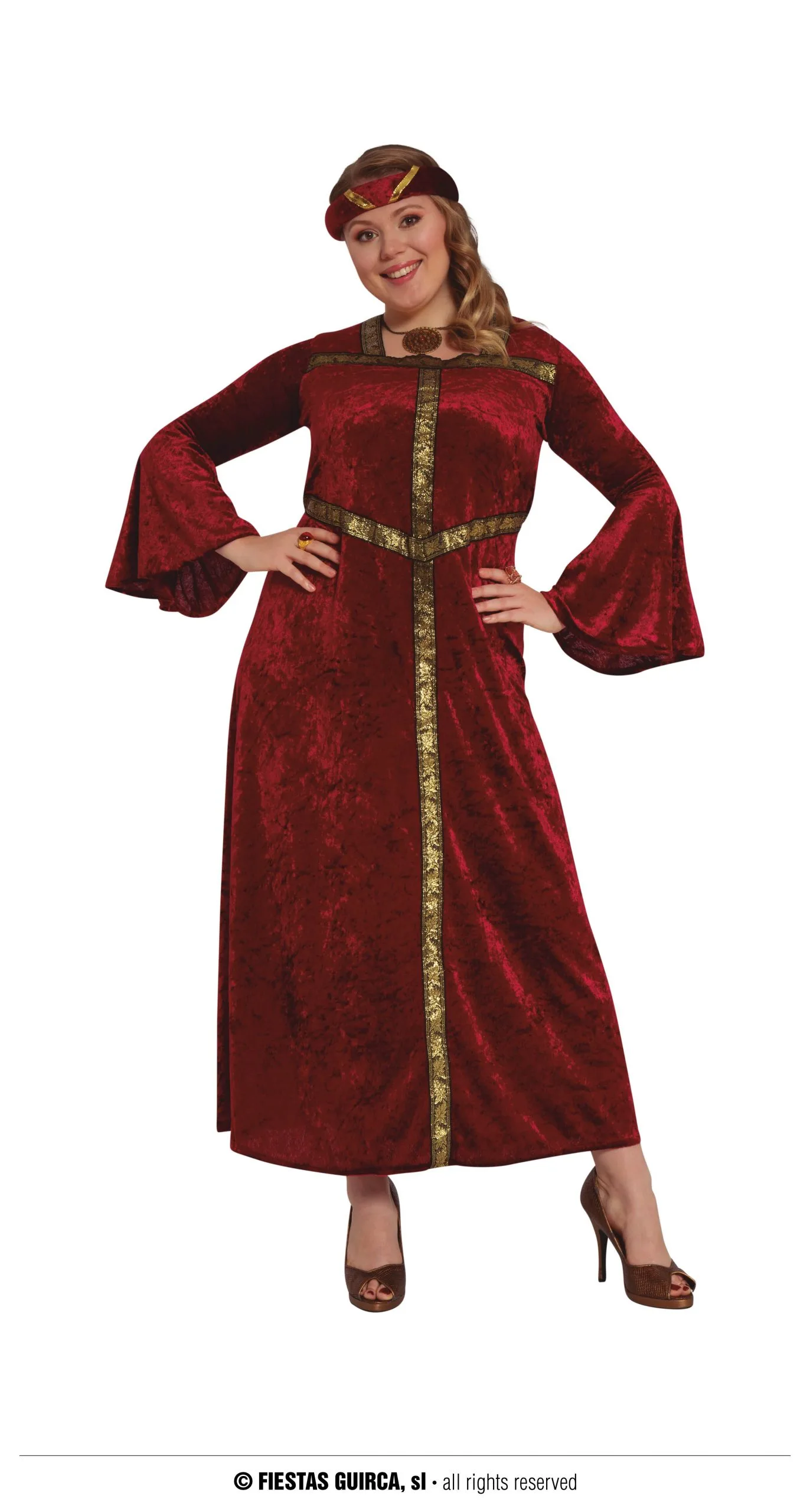 Déguisement Médiévale Rouge 1 Déguisement Médiévale Rouge