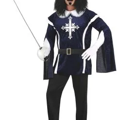 Déguisement Mousquetaire Bleu