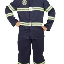 Déguisement Pompier Bleu