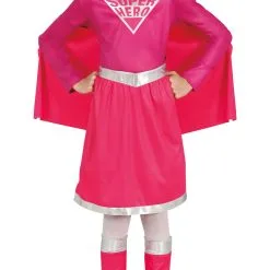 Déguisement Super Héroïne Rose