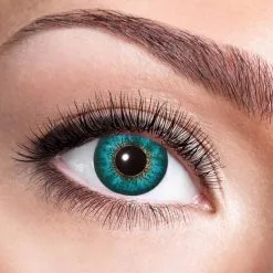 Lentilles Turquoise Contrastées 1 An