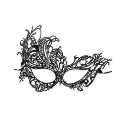 Accessoires vestimentaires -Accessoires vestimentaires loup dentelle noire strass 1