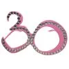 Lunettes Roses Avec Diamant 30 Ans