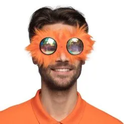 Lunettes Rave Party Orange -Accessoires vestimentaires lunettes rave party orange 5