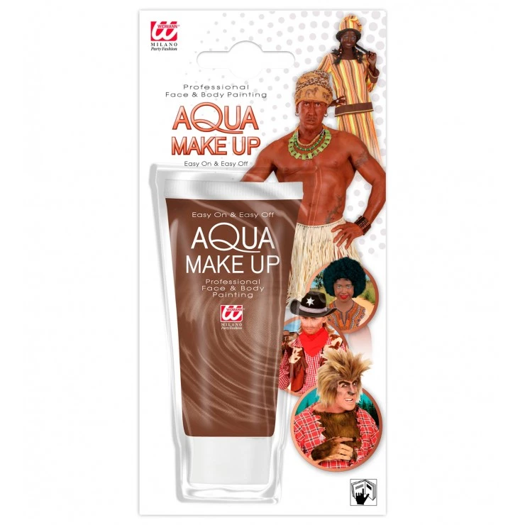 Maquillage À L'eau Marron 1 Maquillage À L'eau Marron