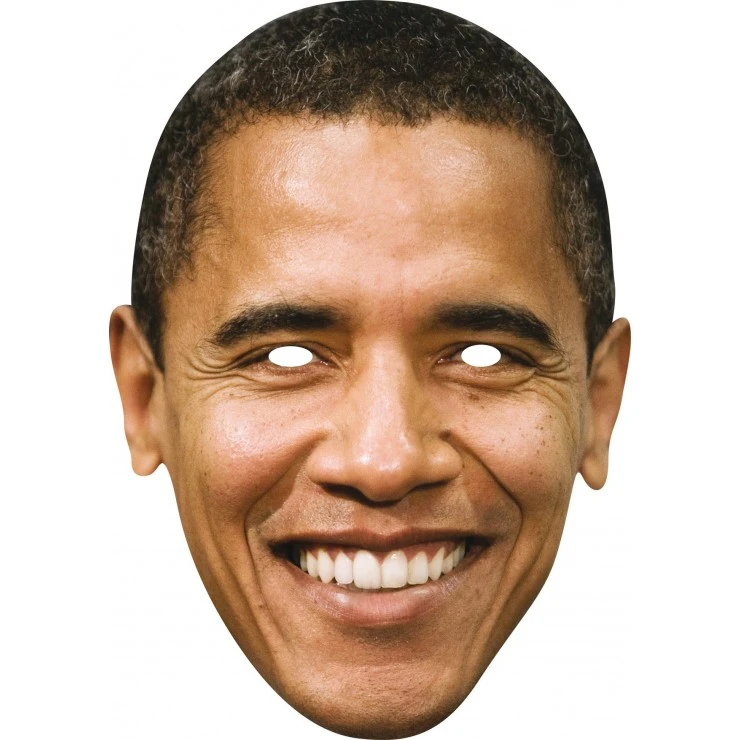 Masque Carton Barack Obama 1 Masque Carton Barack Obama