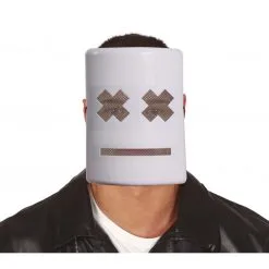 Masque Blanc Avec Croix Pvc