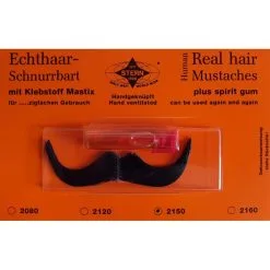 Moustache Elégan Noire Luxe