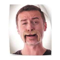 Moustache Watson Blond Foncé