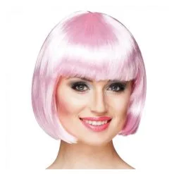 Perruque Cabaret Rose Clair
