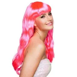 Perruque Chique Rose Vif