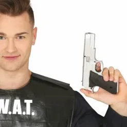 Pistolet Automatique Argent 24 Cm