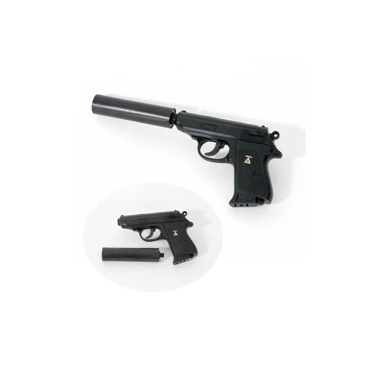 Pistolet PPK Avec Silencieux 1 Pistolet PPK Avec Silencieux