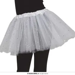 Tutu Blanc Paillettes étoiles